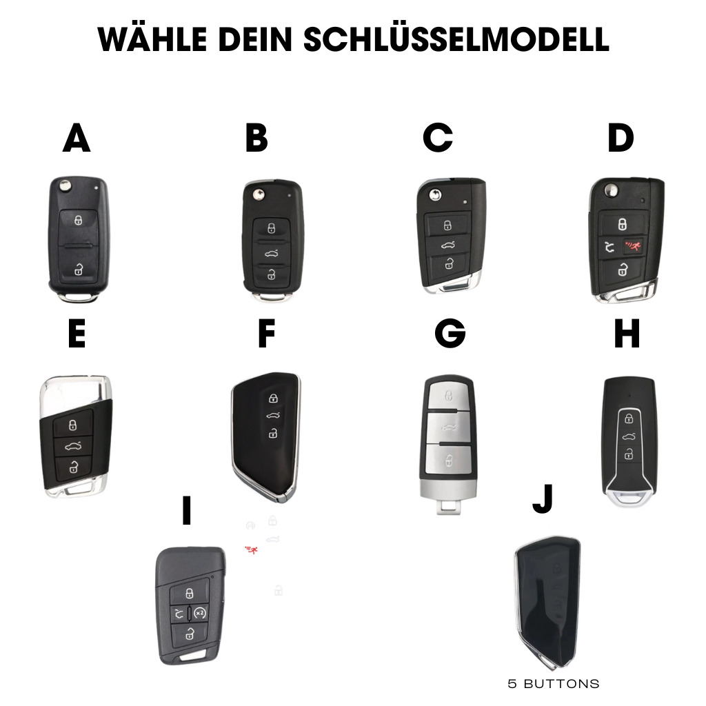 Volkswagen Autoschlüssel Hülle