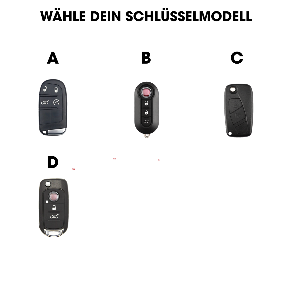 Fiat Autoschlüssel Hülle