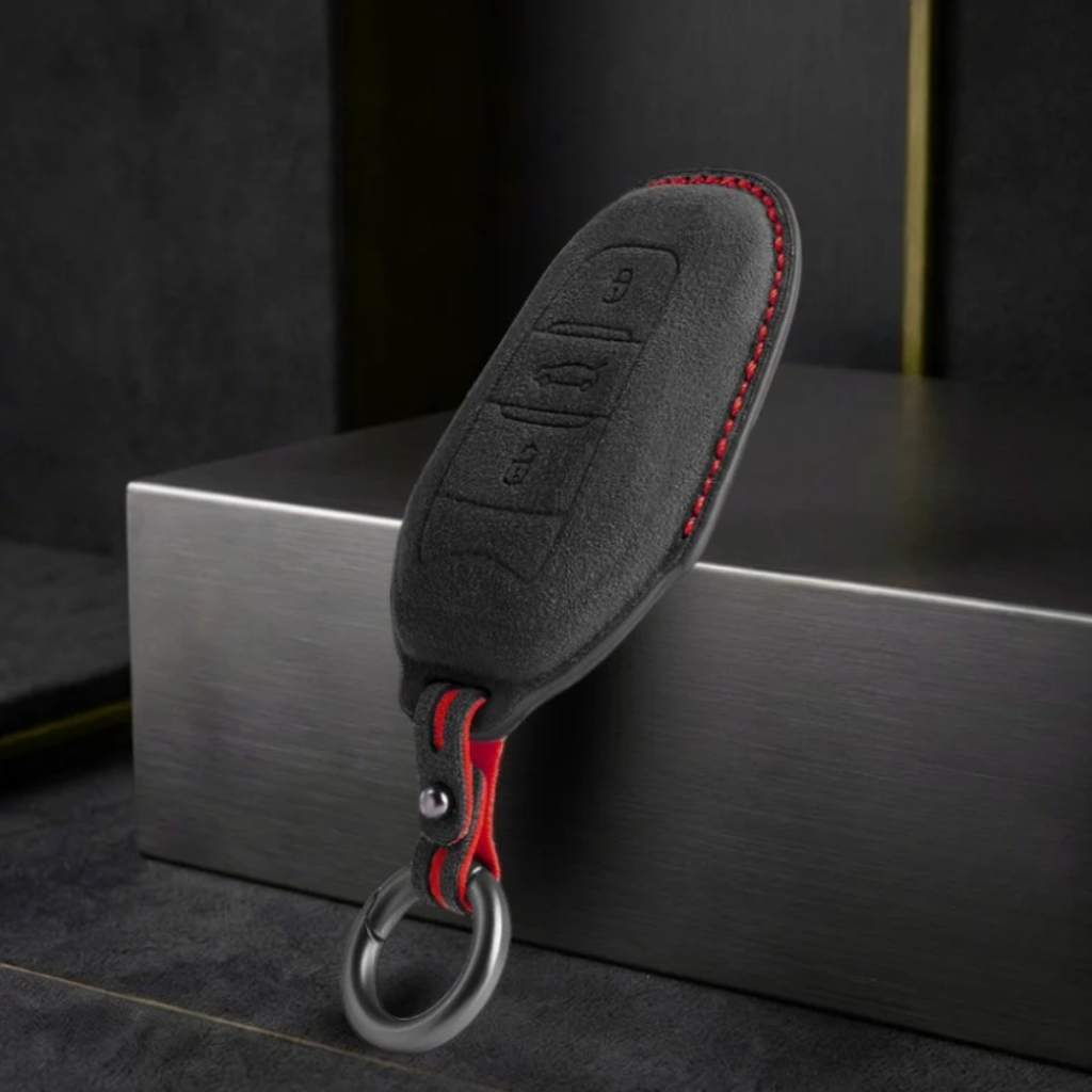 Peugeot Key Fob Case - Alcantara Protection