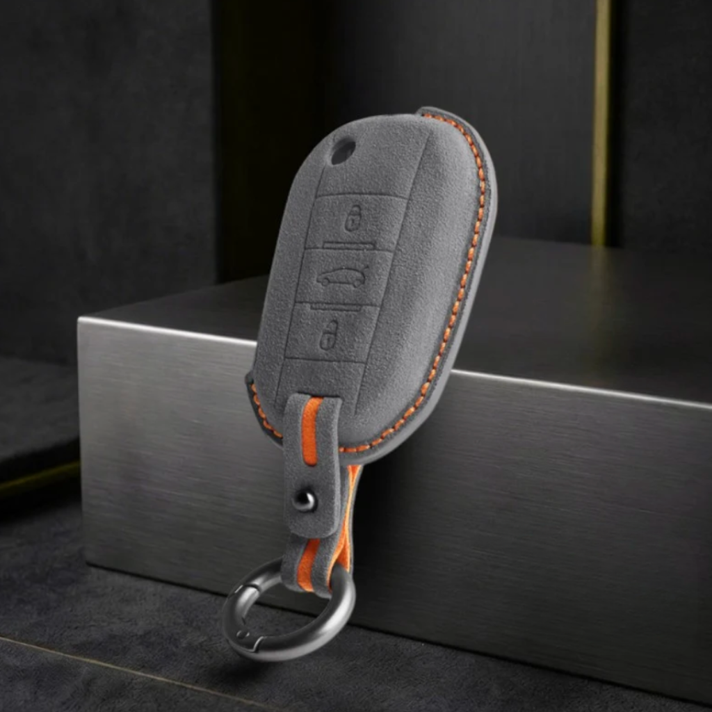 Peugeot Key Fob Case - Alcantara Protection