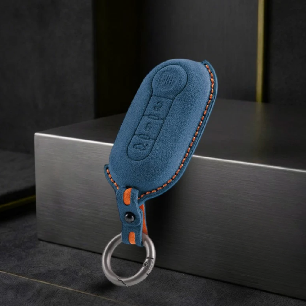 Fiat Key Fob Cover - Alcantara Protection