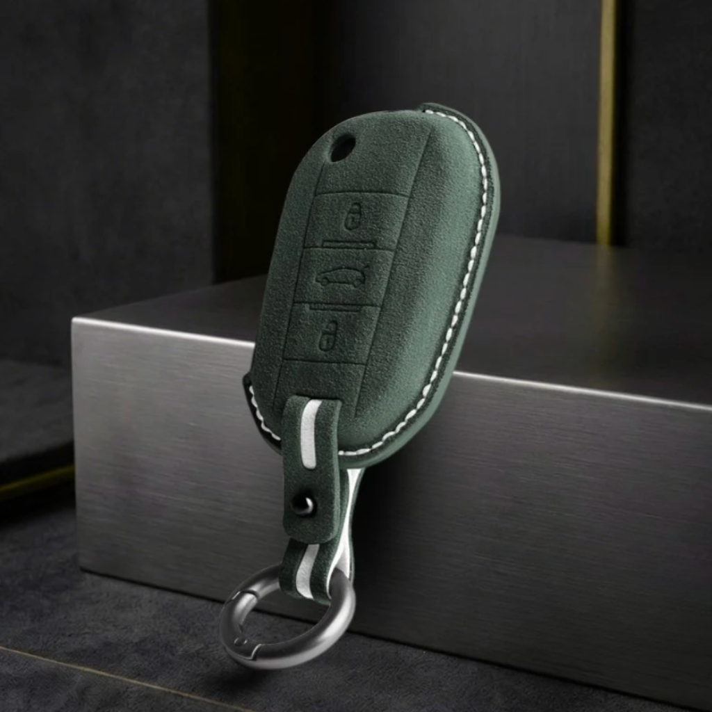 Peugeot Key Fob Case - Alcantara Protection