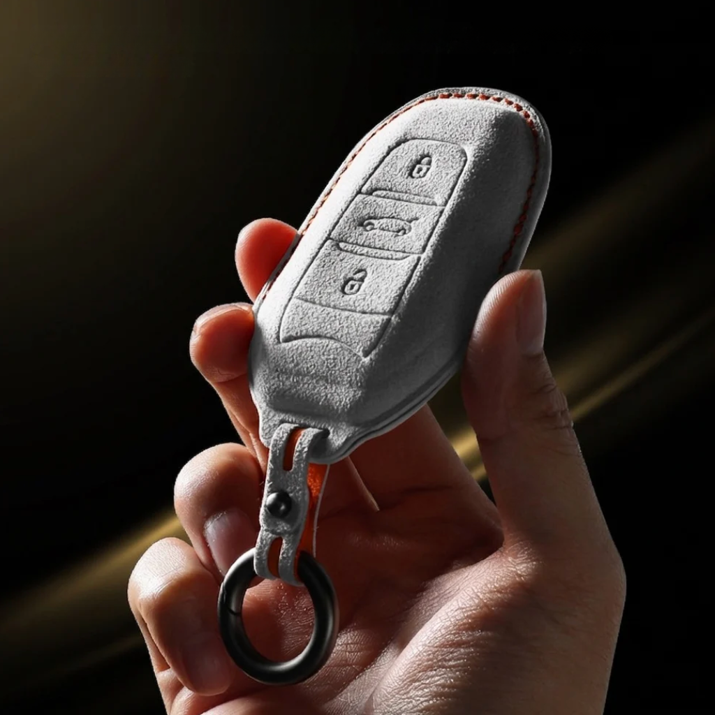 Peugeot Key Fob Case - Alcantara Protection