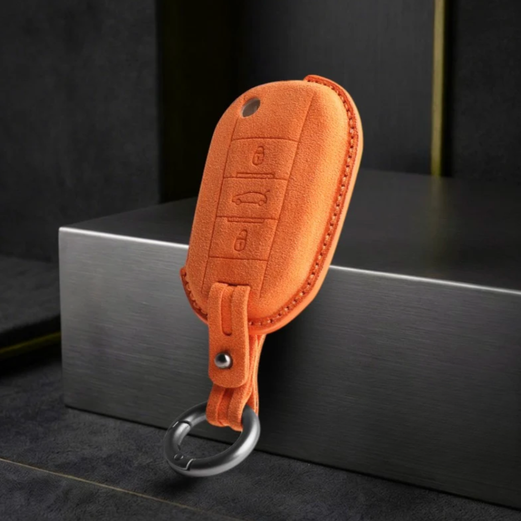 Peugeot Key Fob Case - Alcantara Protection