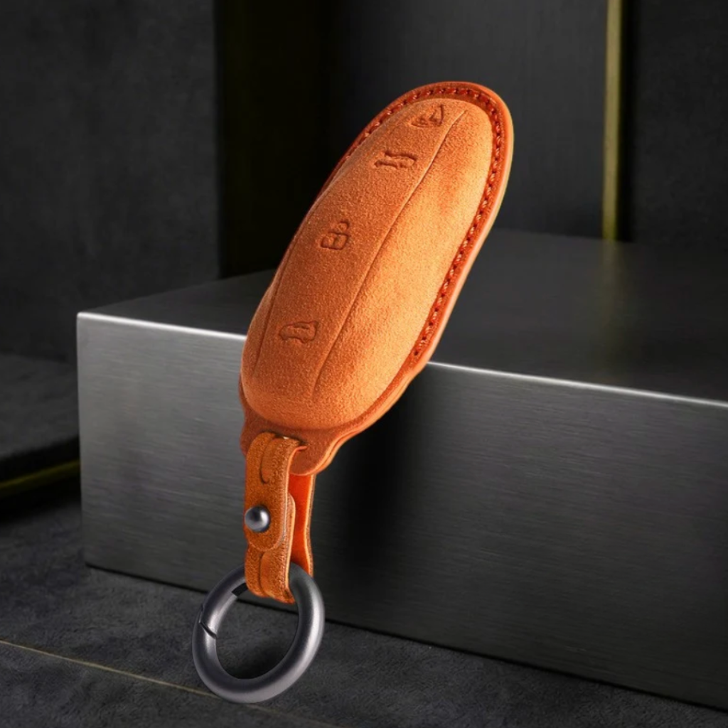 Tesla Key Fob Cover - Alcantara Protection