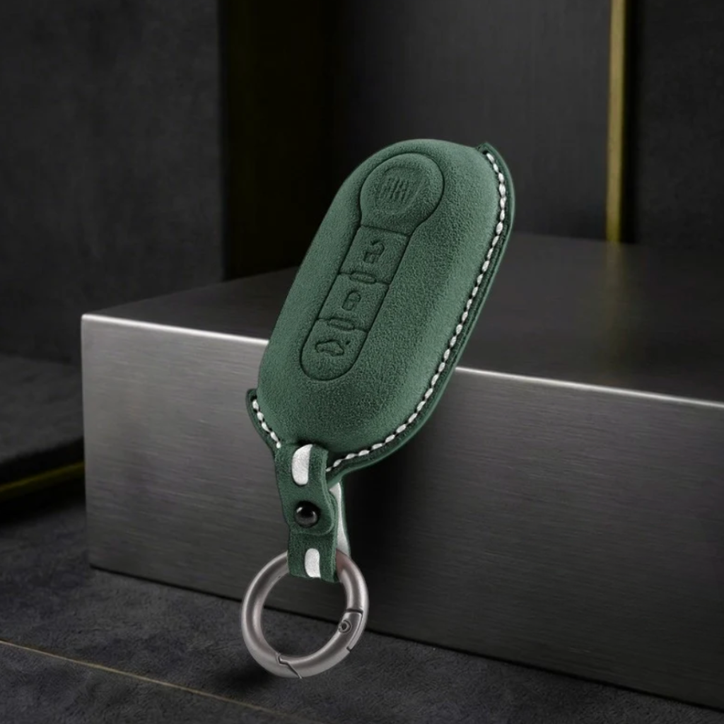 Fiat Key Fob Cover - Alcantara Protection