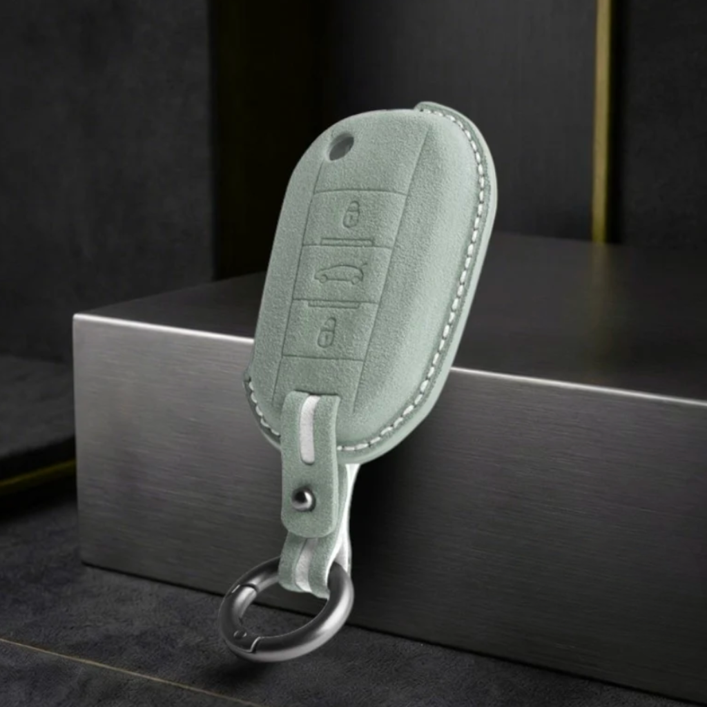 Peugeot Key Fob Case - Alcantara Protection