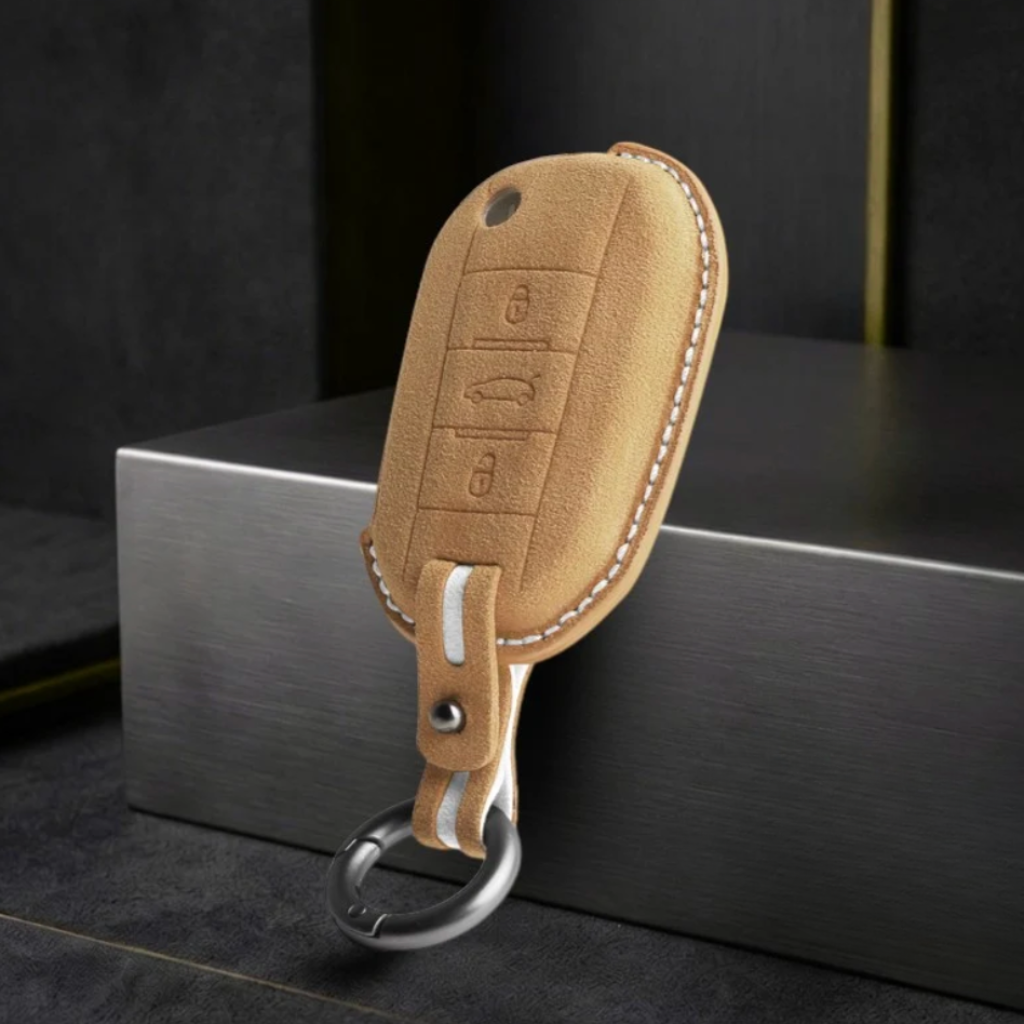 Peugeot Key Fob Case - Alcantara Protection