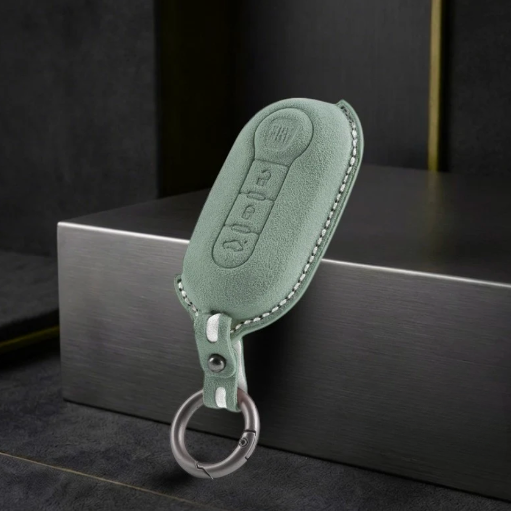Fiat Key Fob Cover - Alcantara Protection