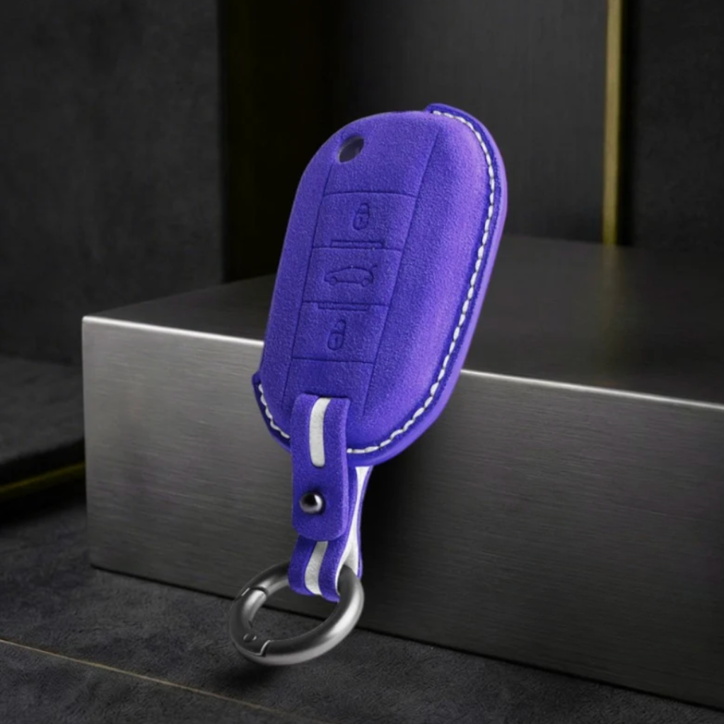 Peugeot Key Fob Case - Alcantara Protection