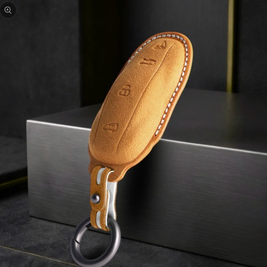 Tesla Key Fob Cover - Alcantara Protection