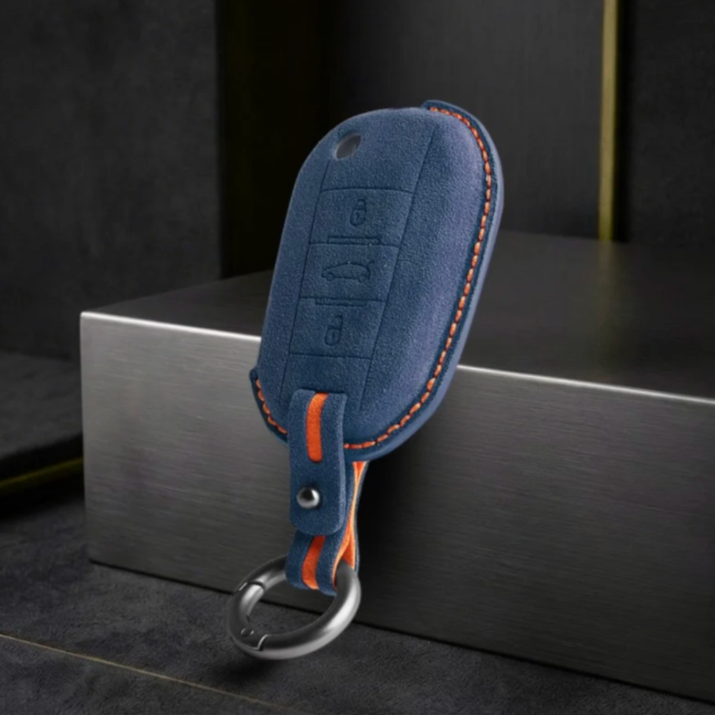 Peugeot Key Fob Case - Alcantara Protection