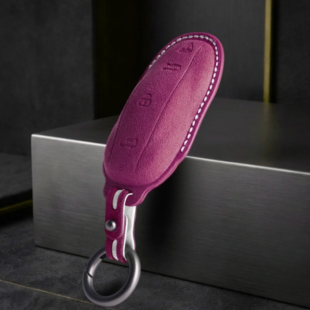 Tesla Key Fob Cover - Alcantara Protection