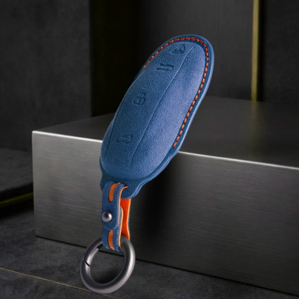 Tesla Key Fob Cover - Alcantara Protection