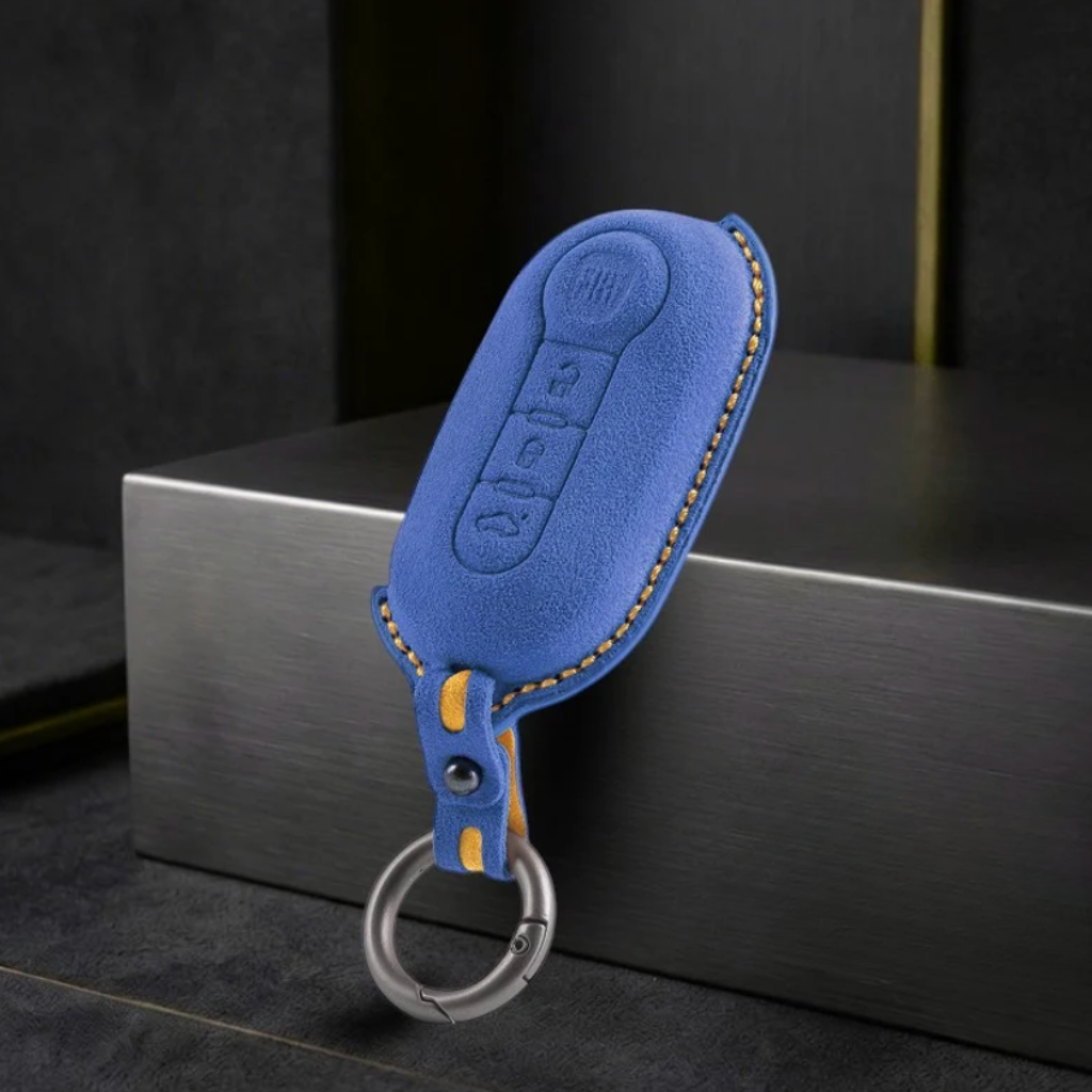Fiat Key Fob Cover - Alcantara Protection