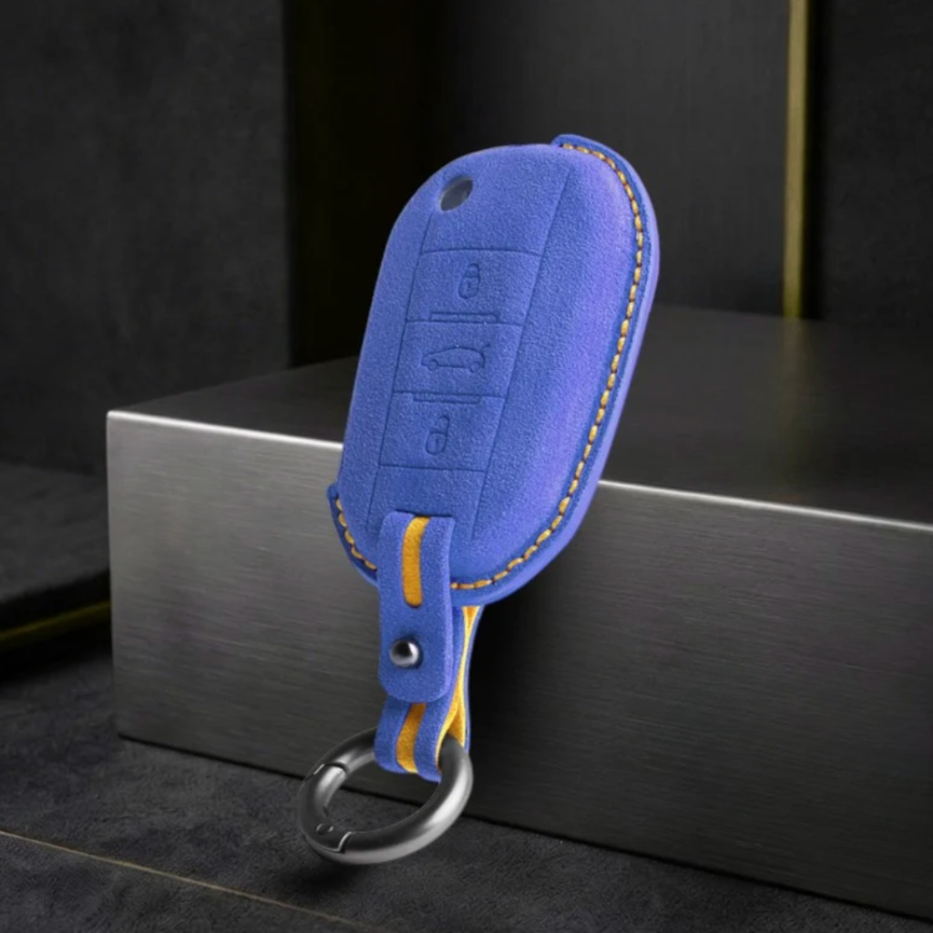 Peugeot Key Fob Case - Alcantara Protection