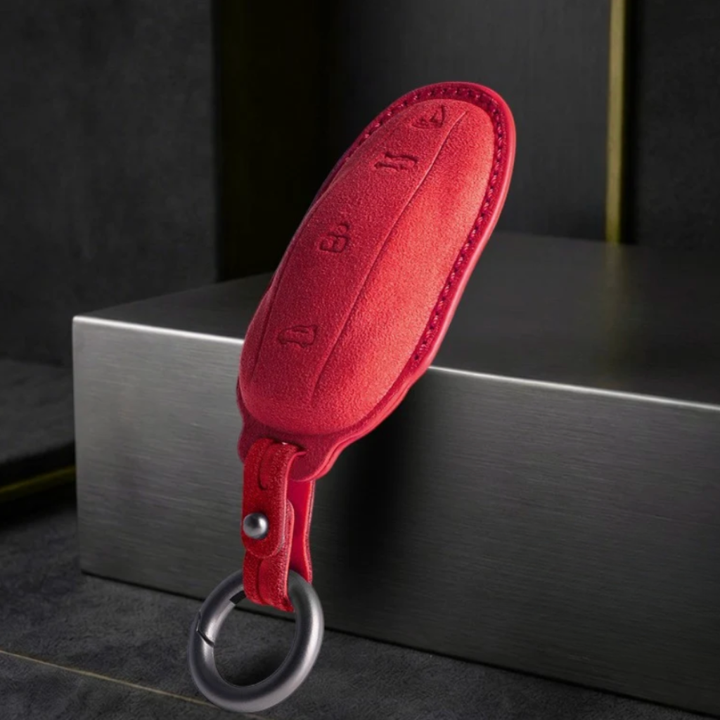 Tesla Key Fob Cover - Alcantara Protection