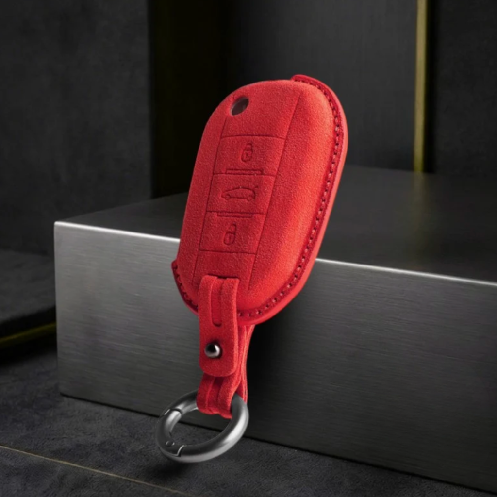 Peugeot Key Fob Case - Alcantara Protection