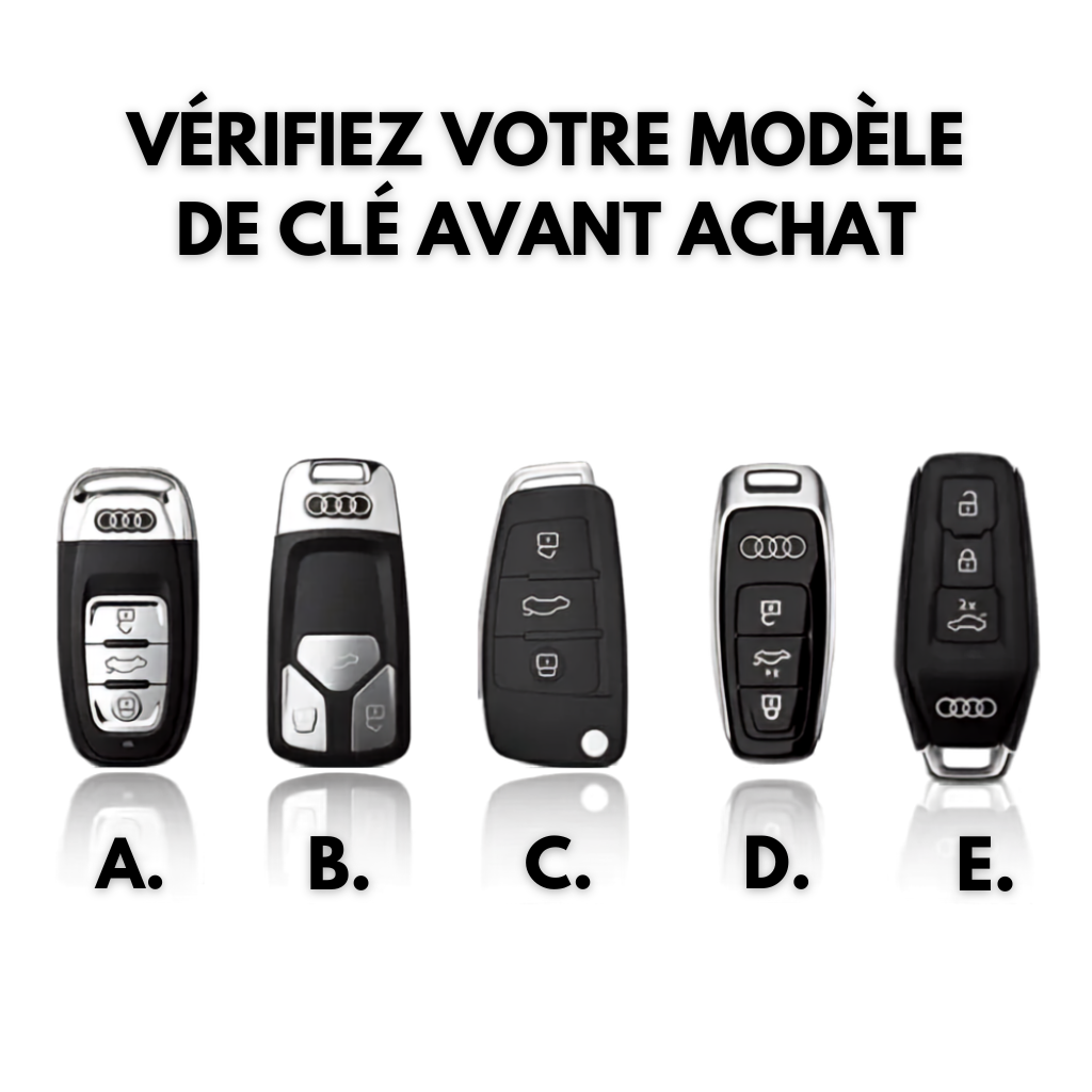 Étui de clé Audi - Protection en Alcantara